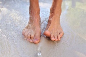 Barfuss im Wasser